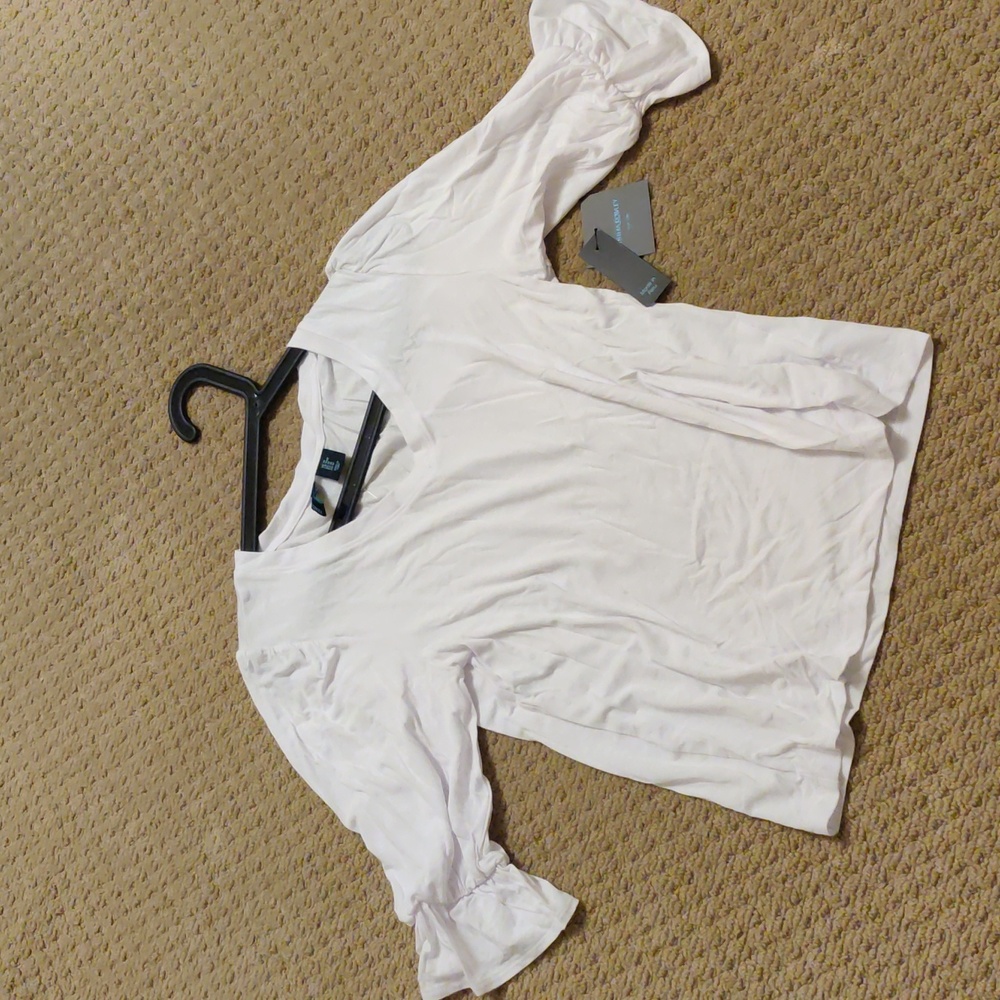 Cynthia Rowley white shirt size M